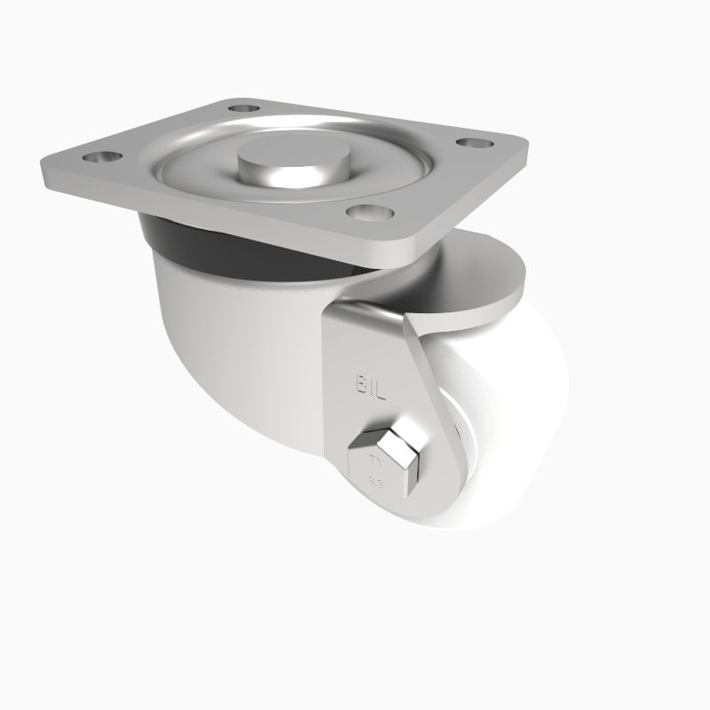 Nylon Plate Swivel Castor 100mm 650kg Load