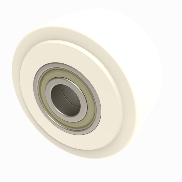 Nylon 150mm Ball Bearing Wheel 3000kg Load