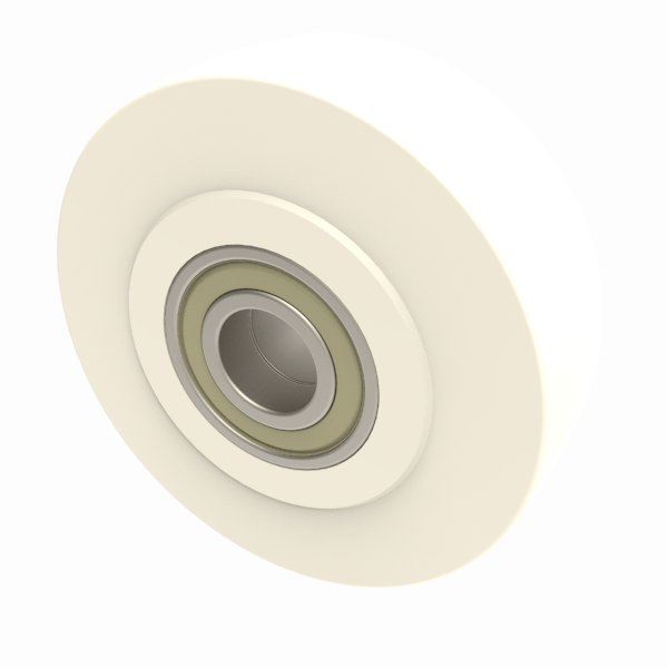 Nylon 250mm Ball Bearing Wheel 6000kg Load