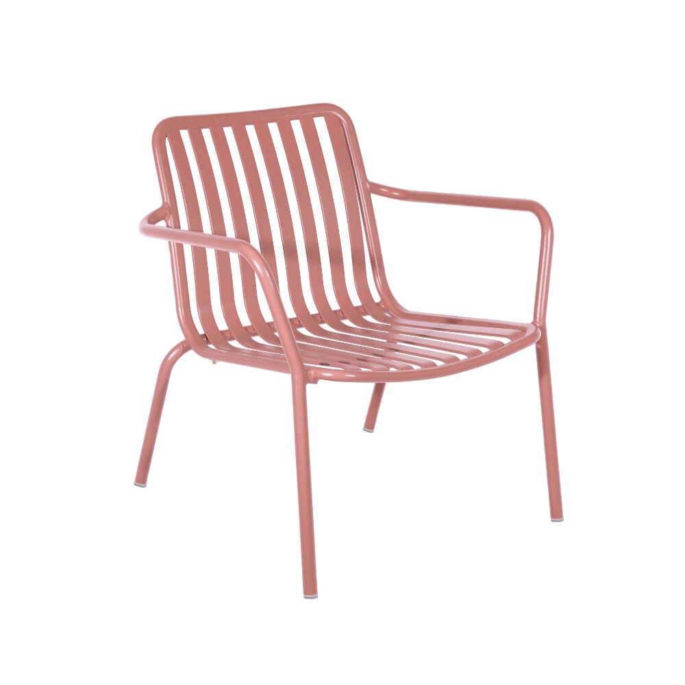 Breeze Outdoor Low Armchair - Brick Dust