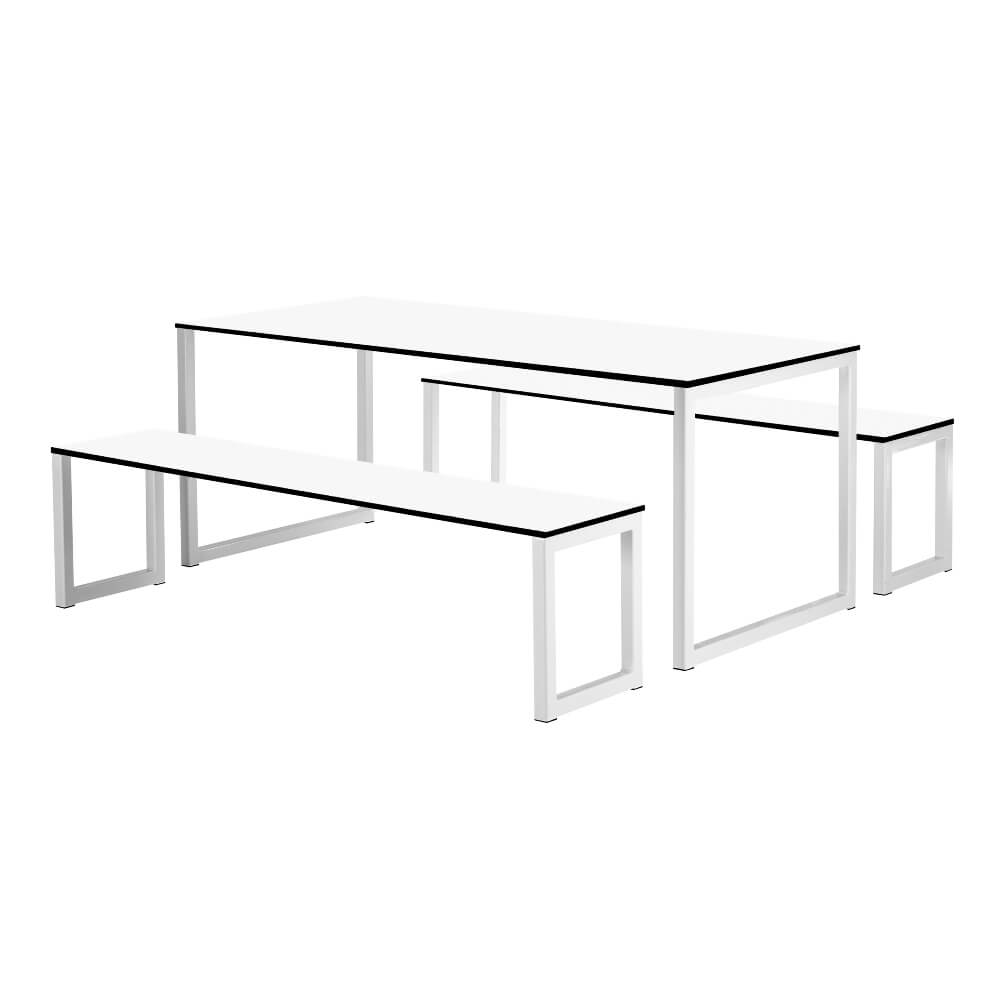CITY Outdoor Dining Bench Set