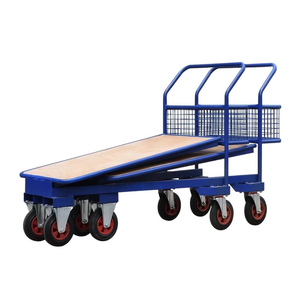 Cash and Carry Trolley with Fixed Basket