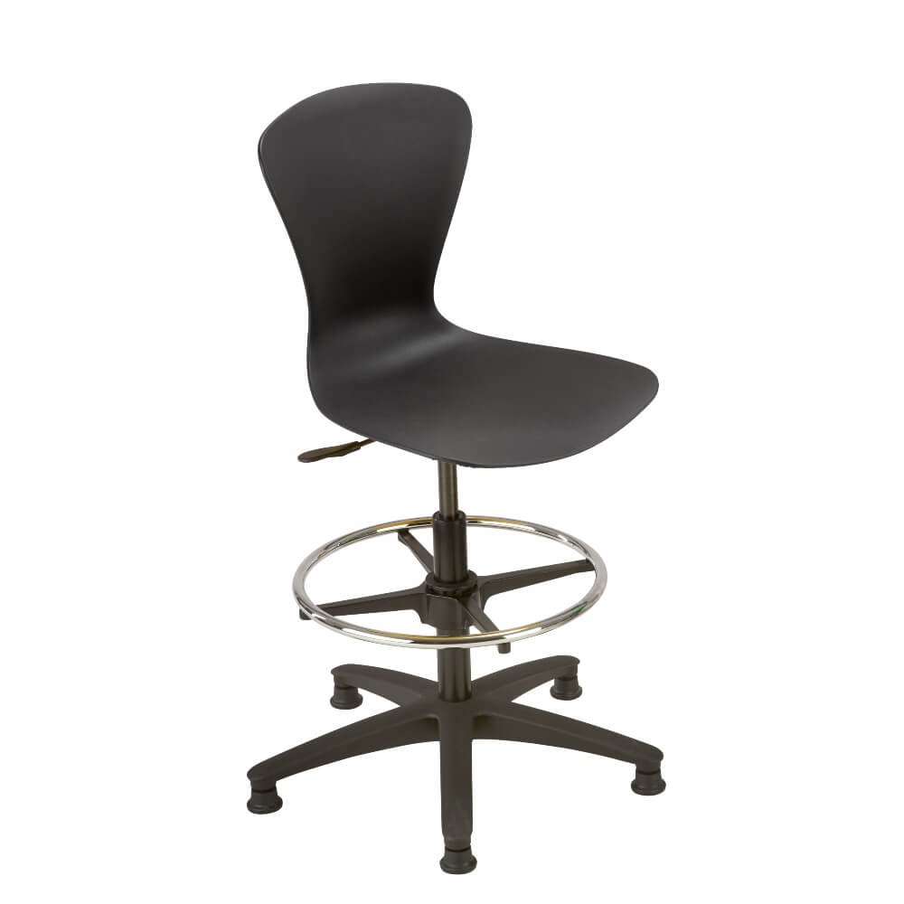 Crea ICT Draughtmans Chair with Black Base - Pack of 4