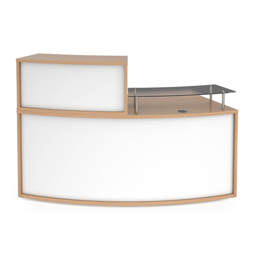 Denver Medium Curved Reception Desk