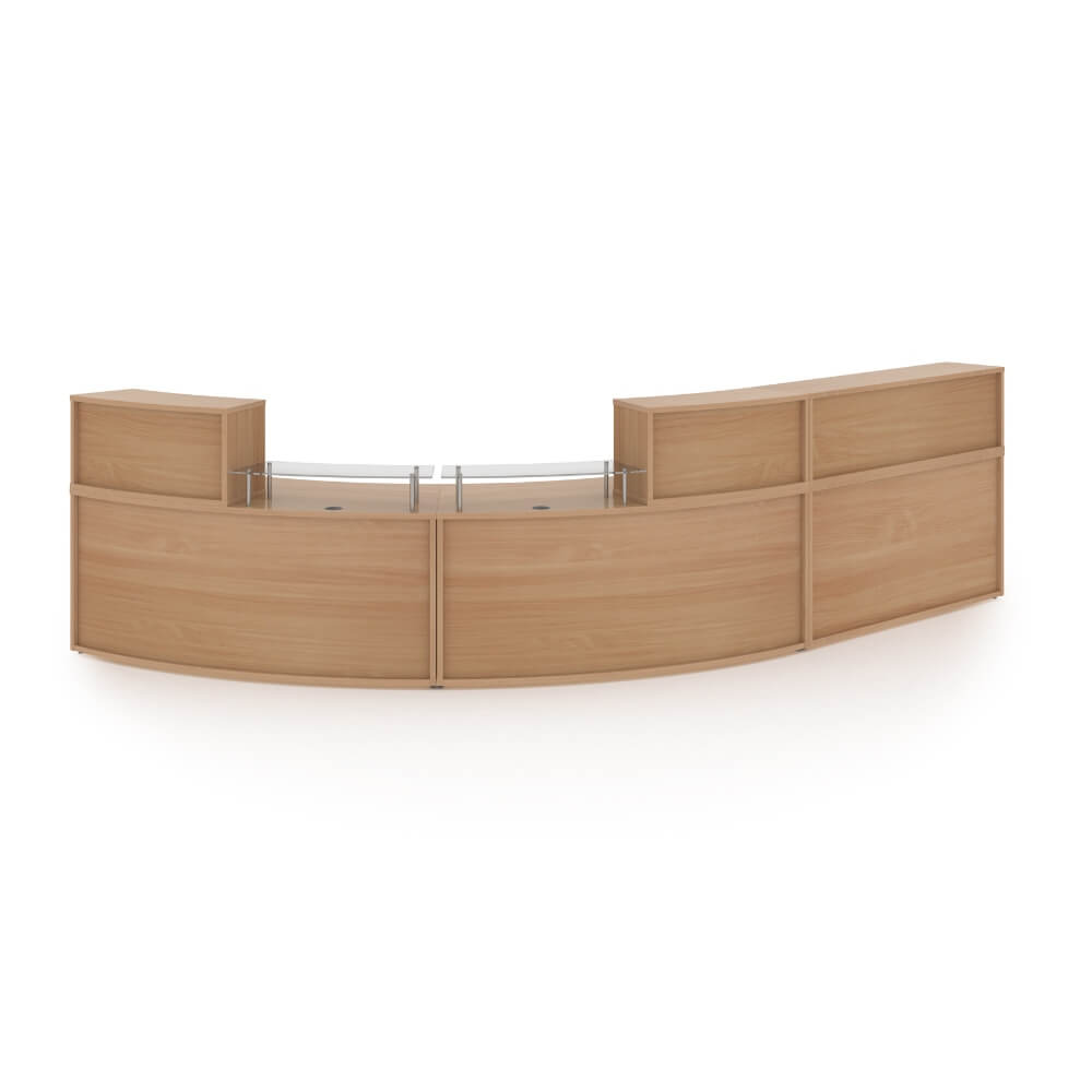 Denver Extra Large Curved Reception Desk