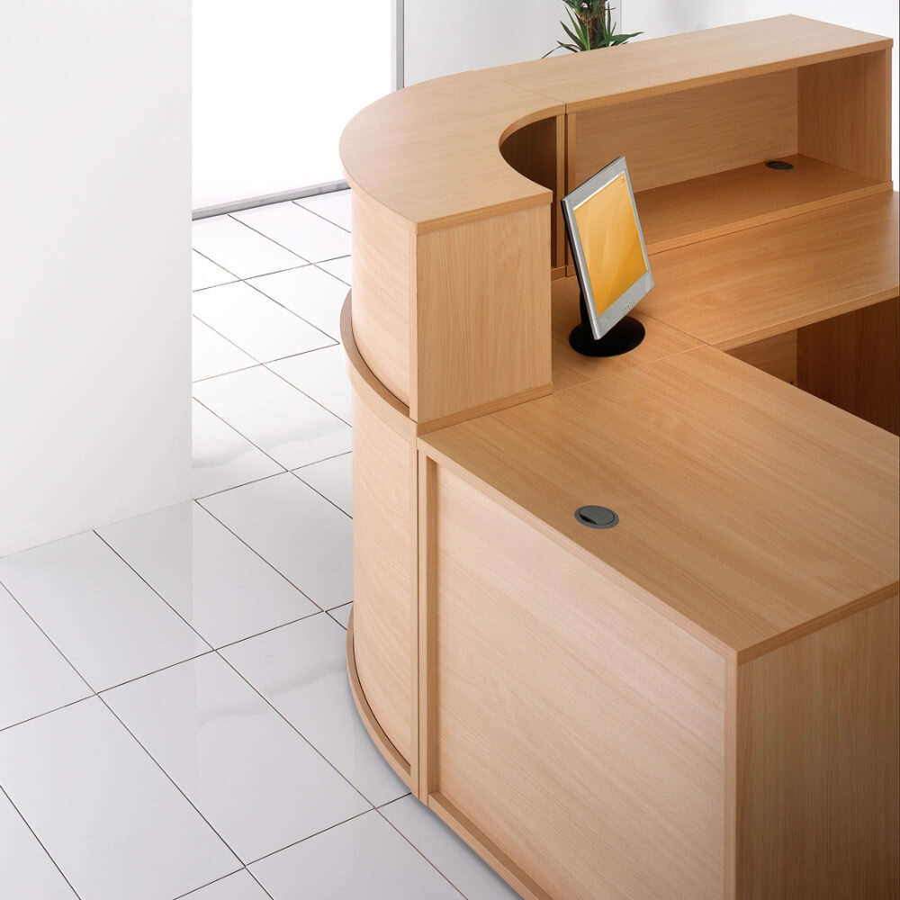 Denver Medium Curved Reception Desk