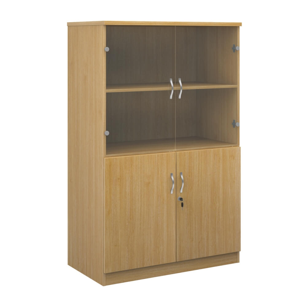 Deluxe Combi Unit with Glass Upper Doors