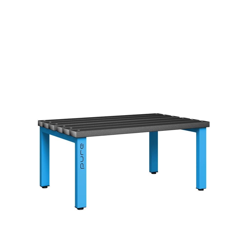 Double Sided Bench 1000mm with Polymer Slats