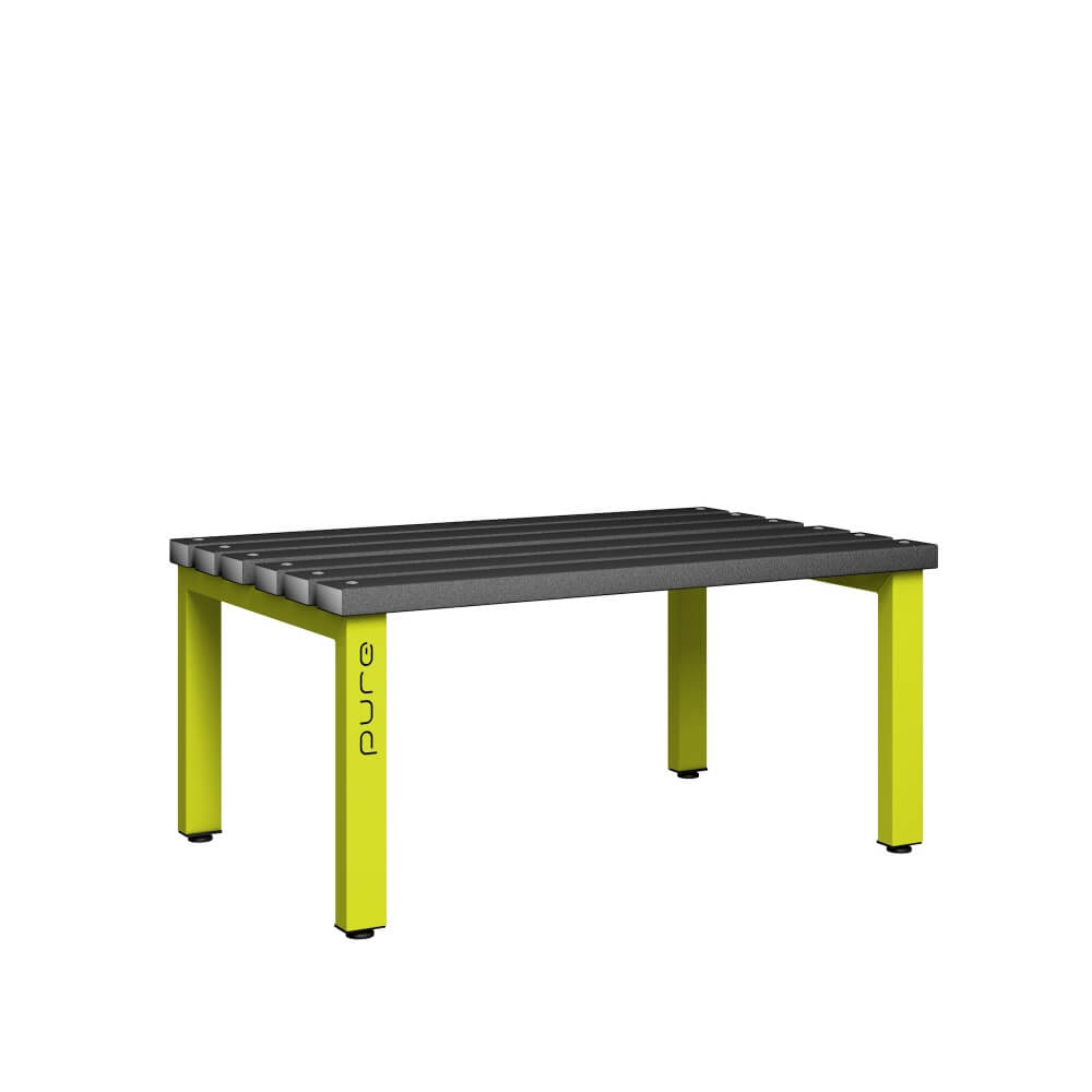 Double Sided Bench 1000mm with Polymer Slats