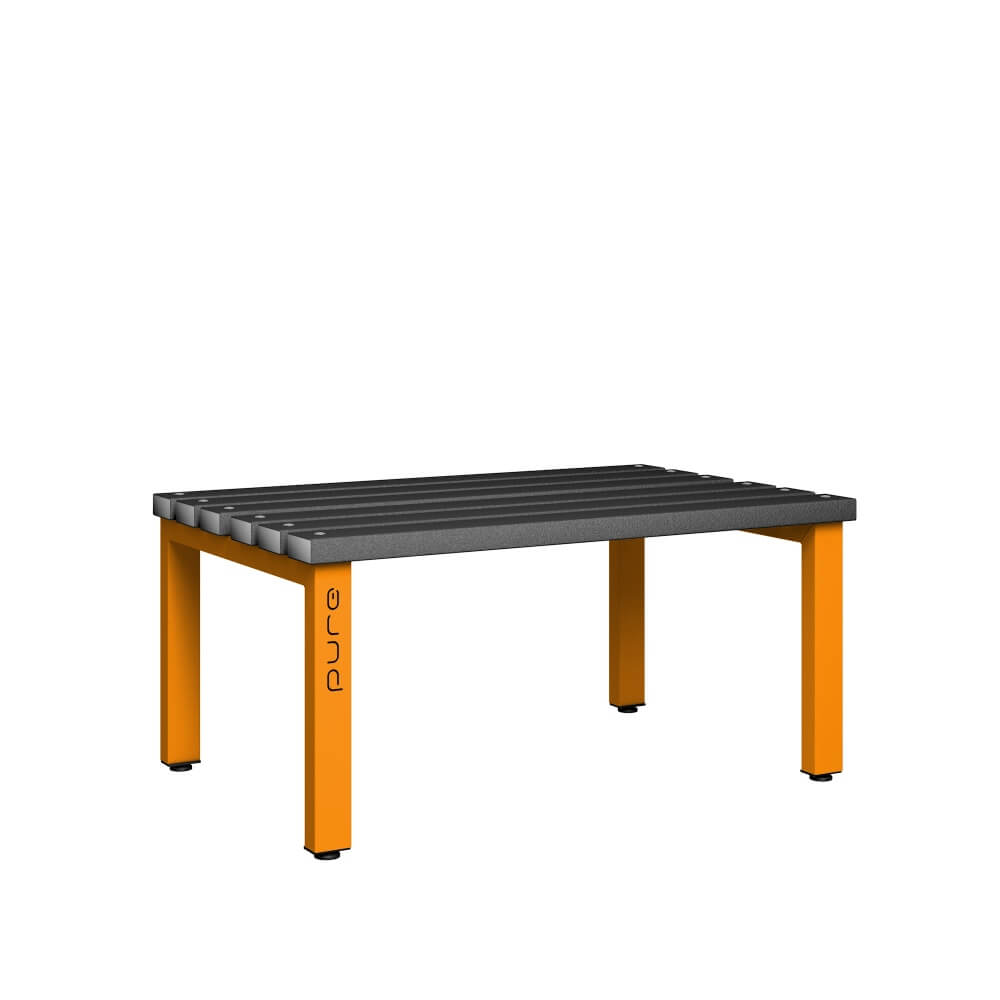 Double Sided Bench 1000mm with Polymer Slats