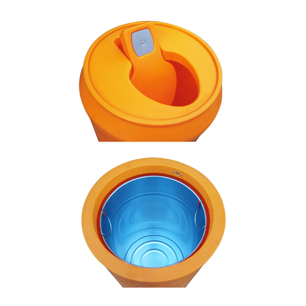 Drinks Can Litter Bin with Push Top