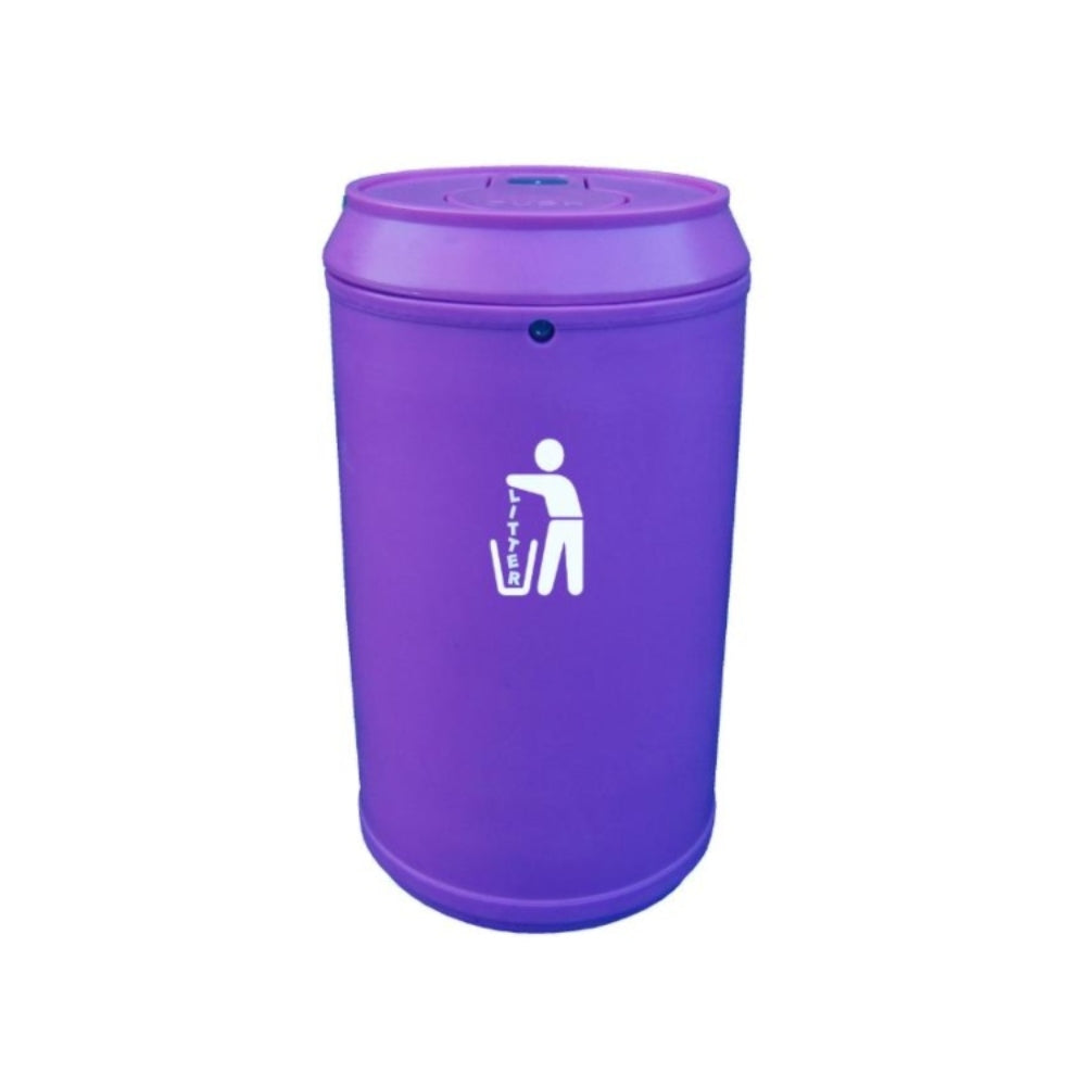 Drinks Can Litter Bin with Push Top