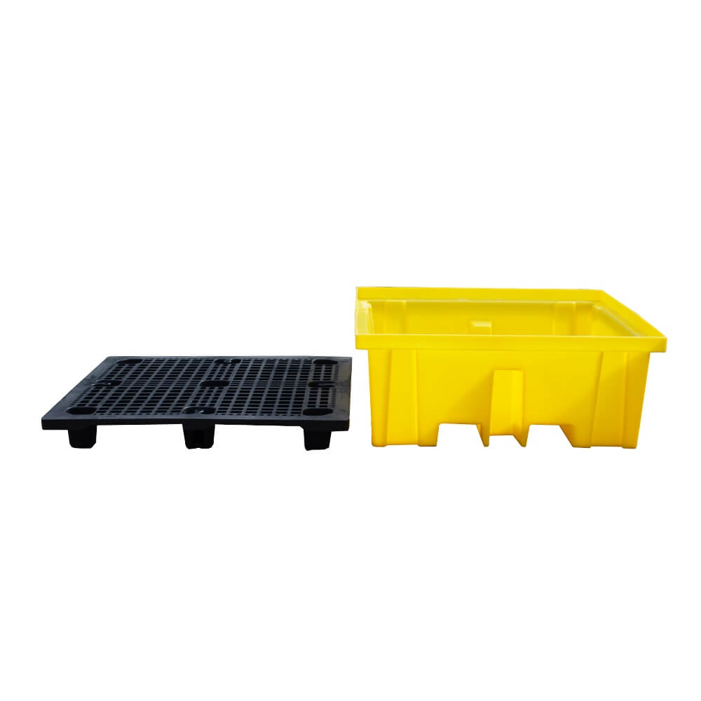 Drum Spill Pallet for 4 Drums High Capacity Sump