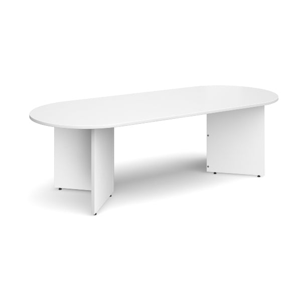Arrowhead Leg Radial End Boardroom Table 8 People