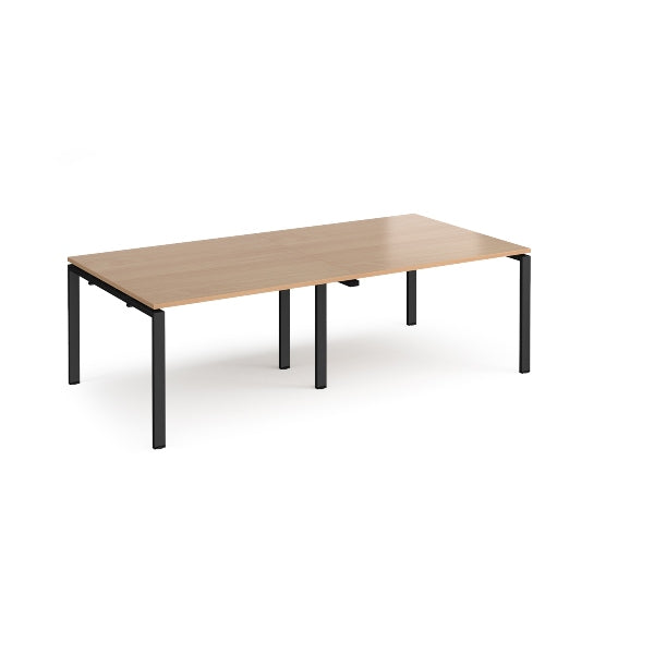 Adapt Boardroom Table with Black Legs 8 People