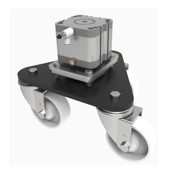 Nylon Swivel Castor Ezeelift Lifting System 850kg Load