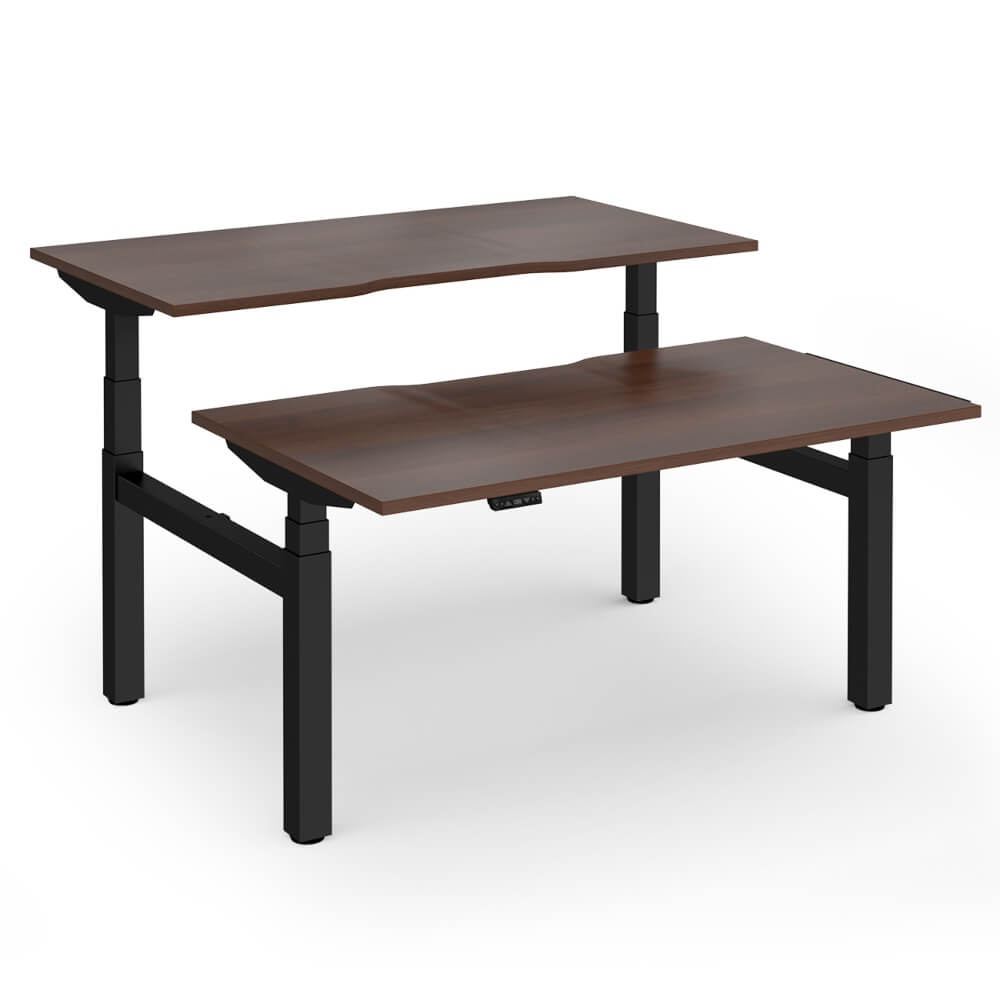 Elev8 Luxe Sit-Stand Back-To-Back Desks