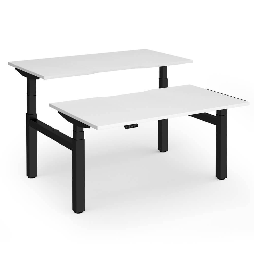 Elev8 Luxe Sit-Stand Back-To-Back Desks
