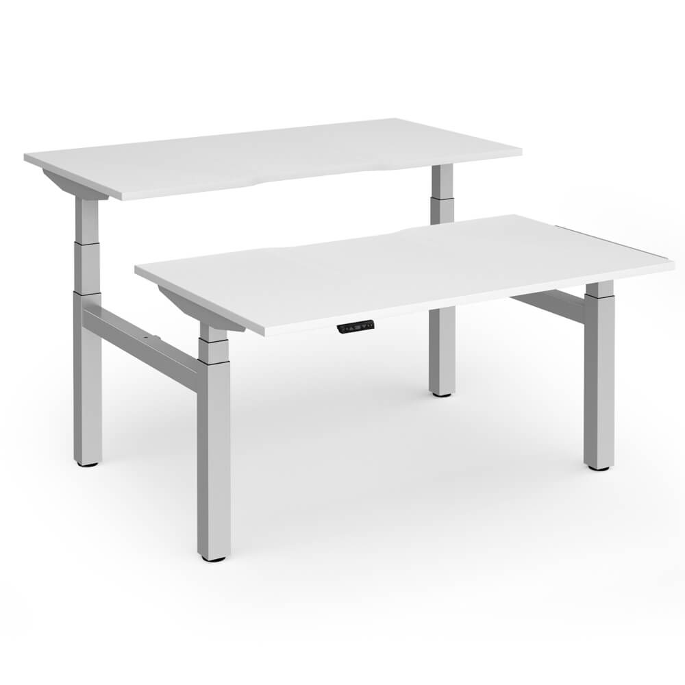 Elev8 Luxe Sit-Stand Back-To-Back Desks