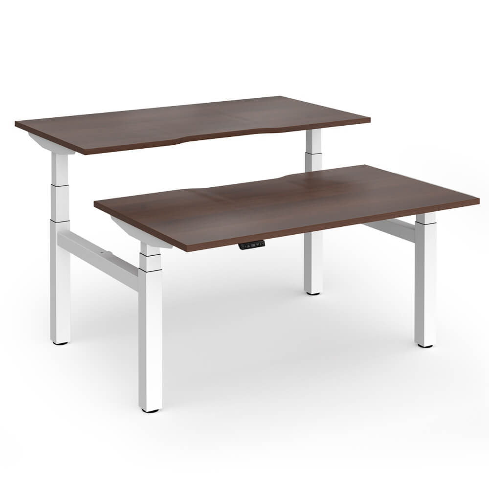Elev8 Luxe Sit-Stand Back-To-Back Desks