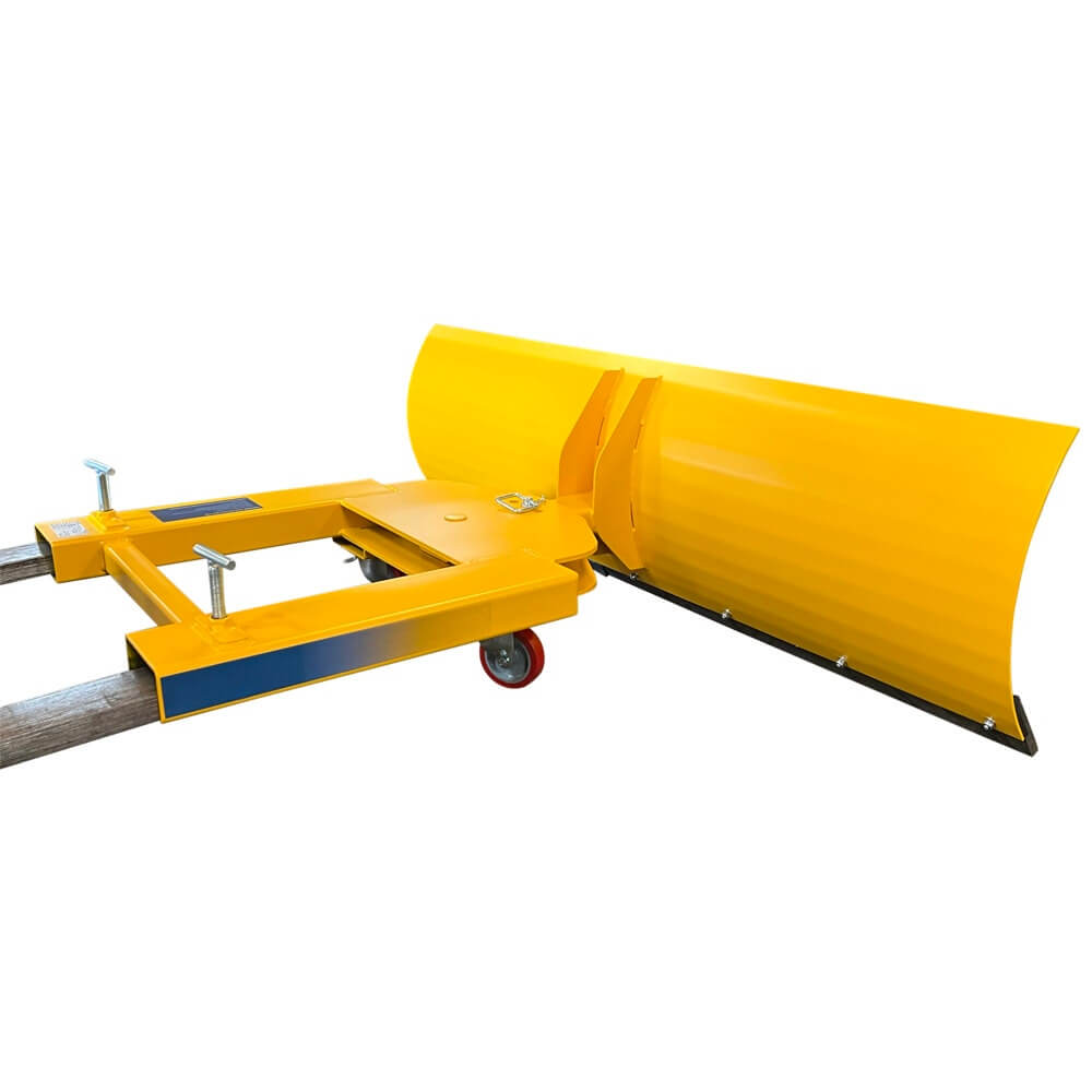 Forklift Snow Plough with an Adjustable Blade
