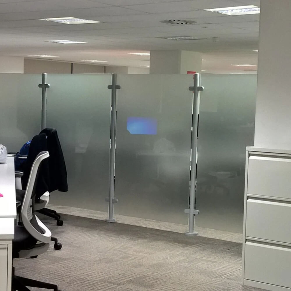 Custom Floor Standing Glass Screens