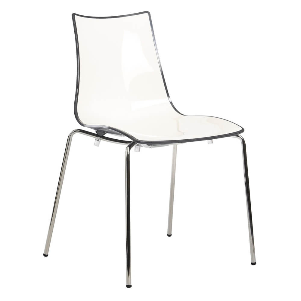 Gecko Chair with Chrome Legs