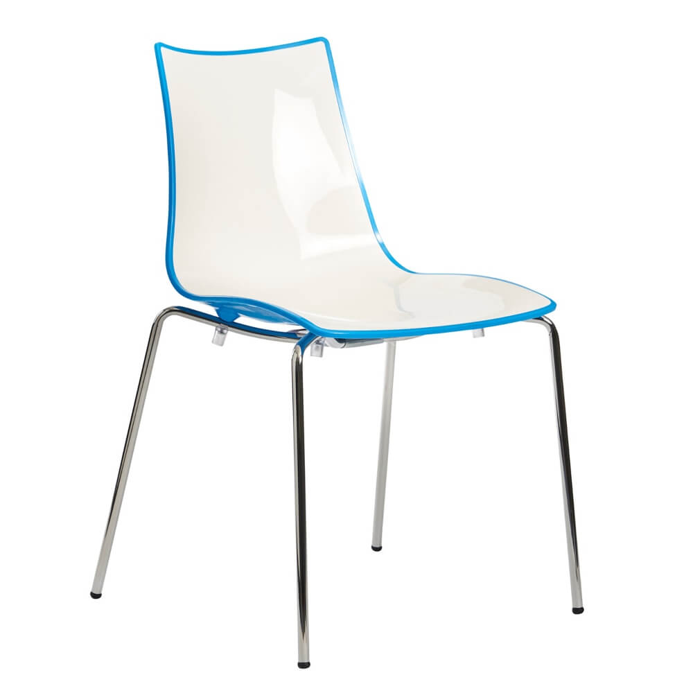 Gecko Chair with Chrome Legs