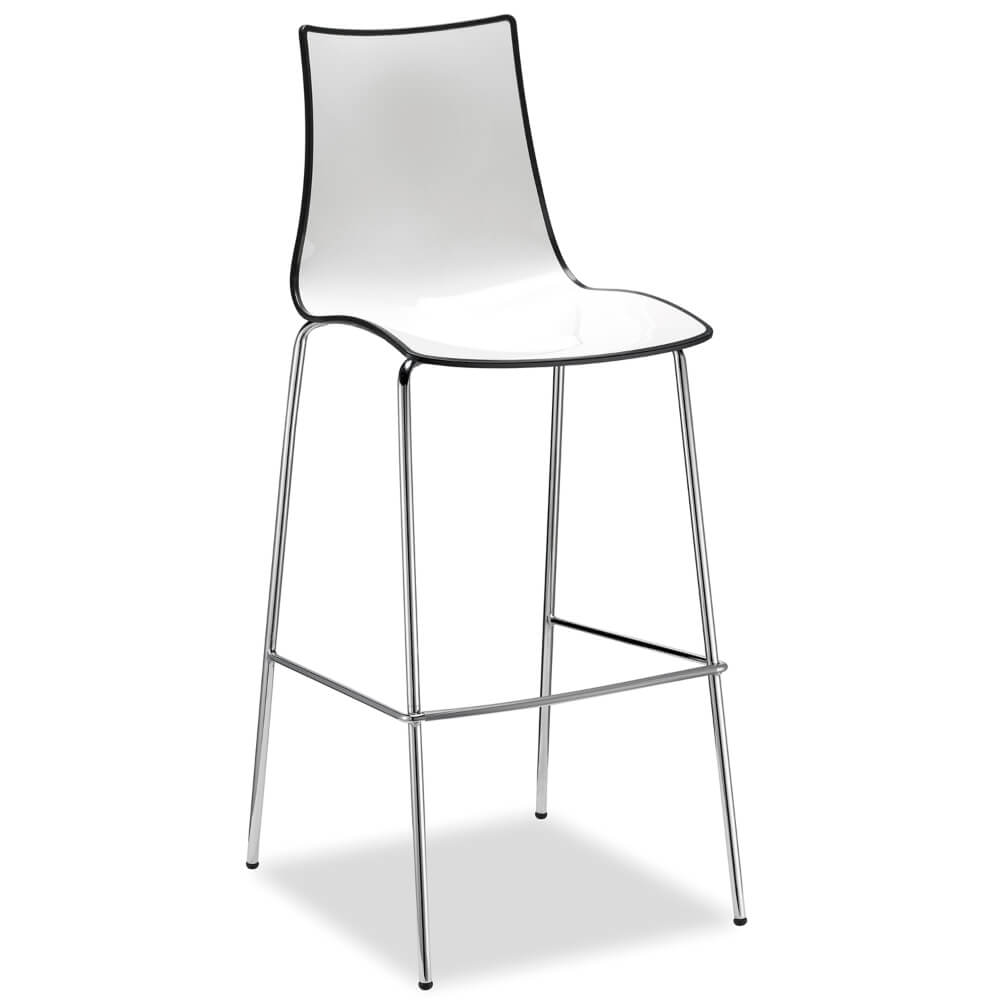 Gecko Stool with Chrome Legs