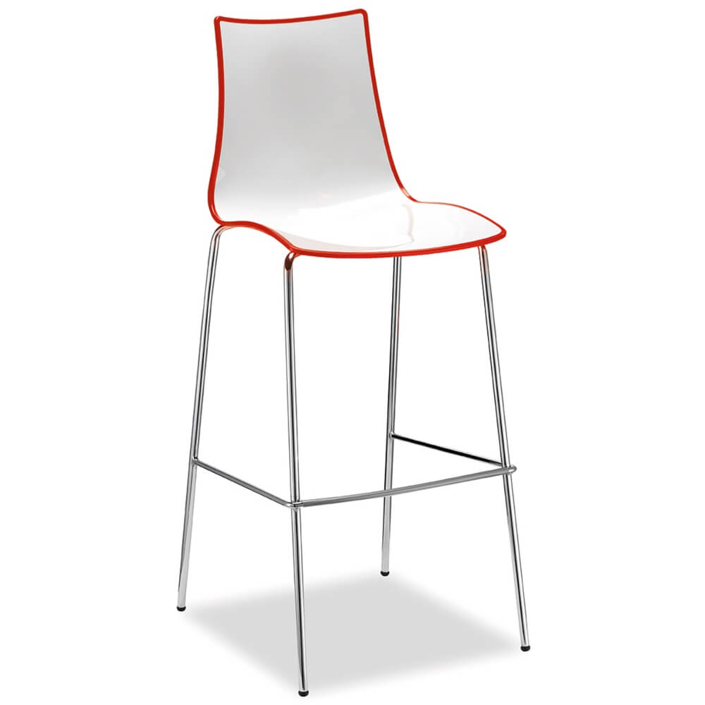 Gecko Stool with Chrome Legs