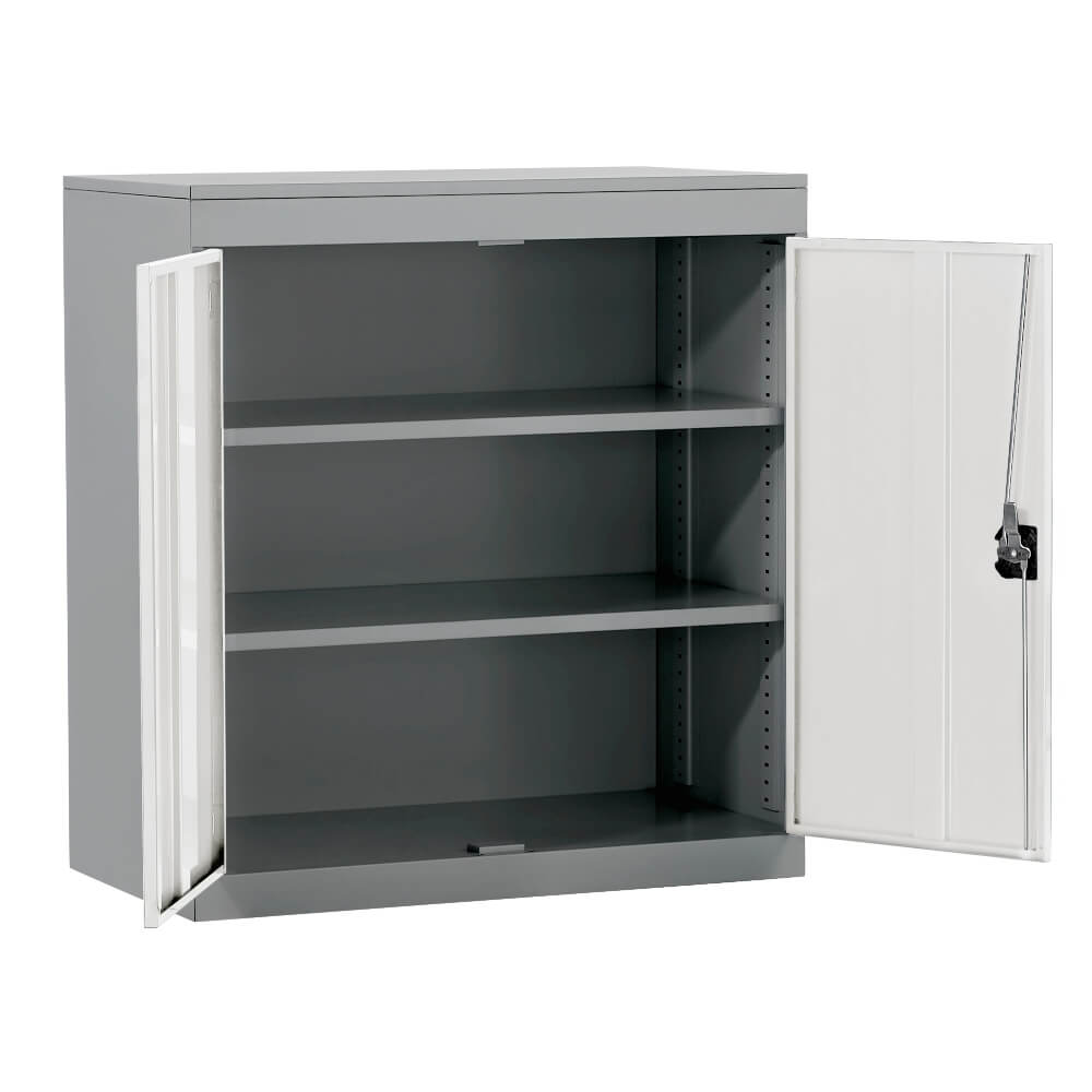Half Height Cupboard with Silver Body