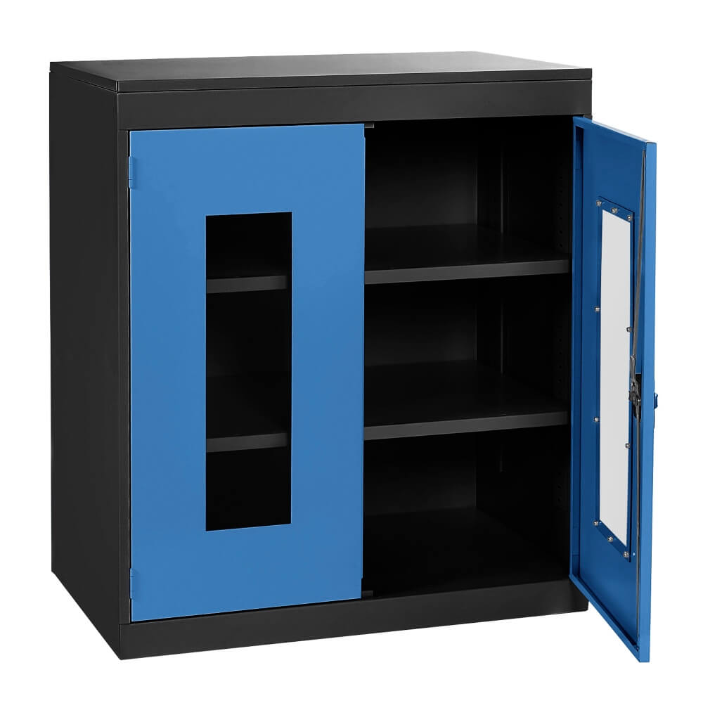 Half Height Vision Cupboard with Black Body