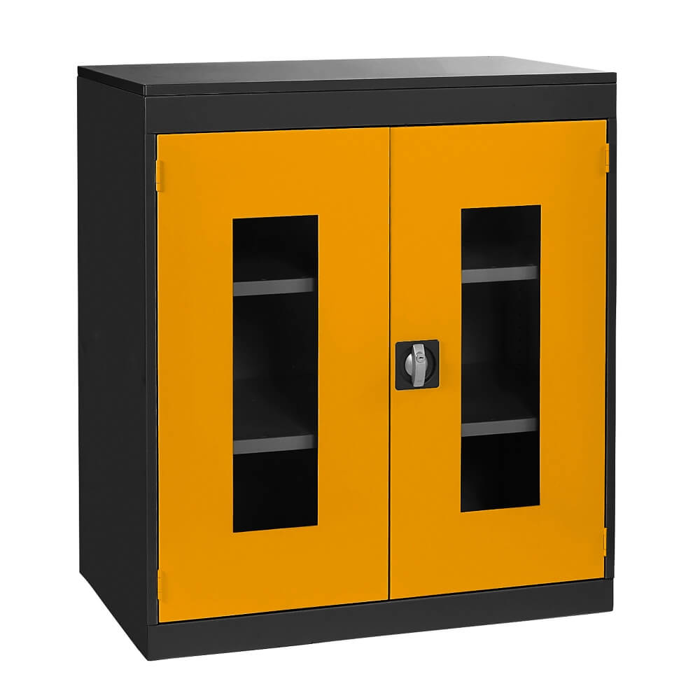 Half Height Vision Cupboard with Black Body