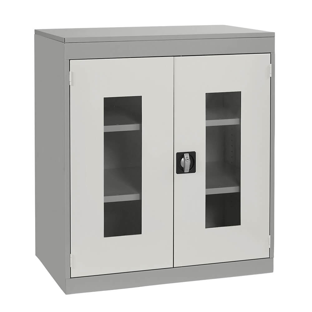 Half Height Vision Cupboard with Silver Body