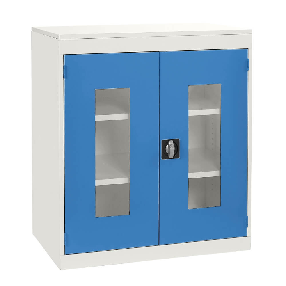 Half Height Vision Cupboard with White Body