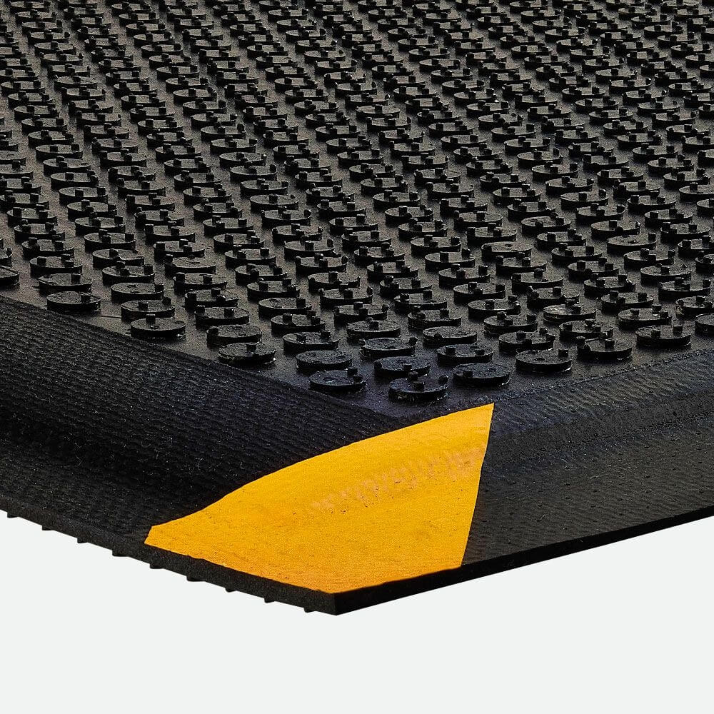 Happy Feet Matting - Black/Yellow