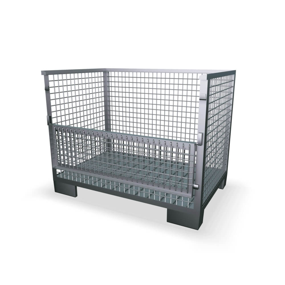 Heavy Duty Gitterbox Cage Pallet