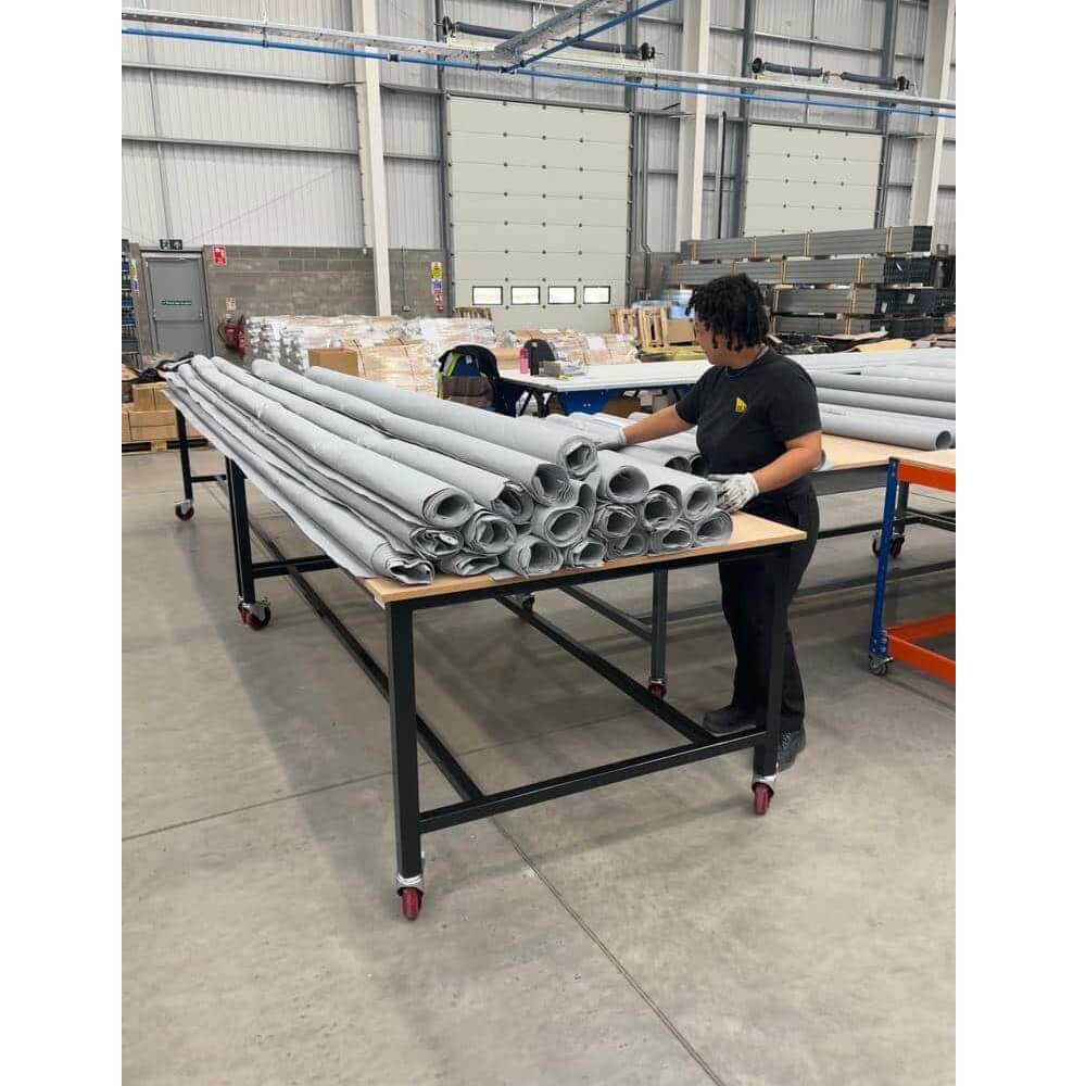 Heavy Duty Mobile Workbench with MDF Top