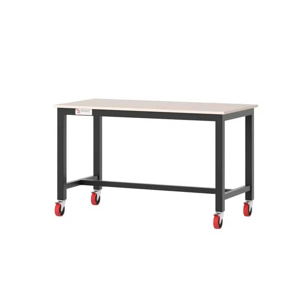 Heavy Duty Mobile Workbench with MDF Top