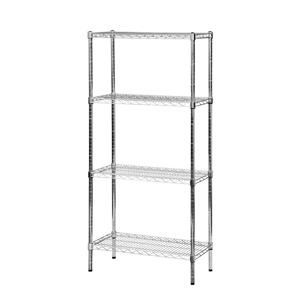 Heavy Duty Chrome Wire Shelving 2130mm High