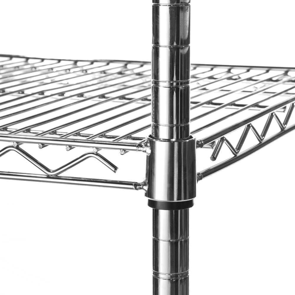 Heavy Duty Chrome Wire Shelving 1820mm High