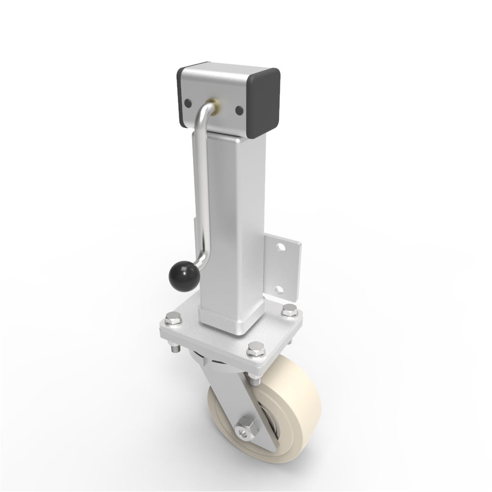 Cast Nylon Plate Swivel Castor 200mm 3000kg Load