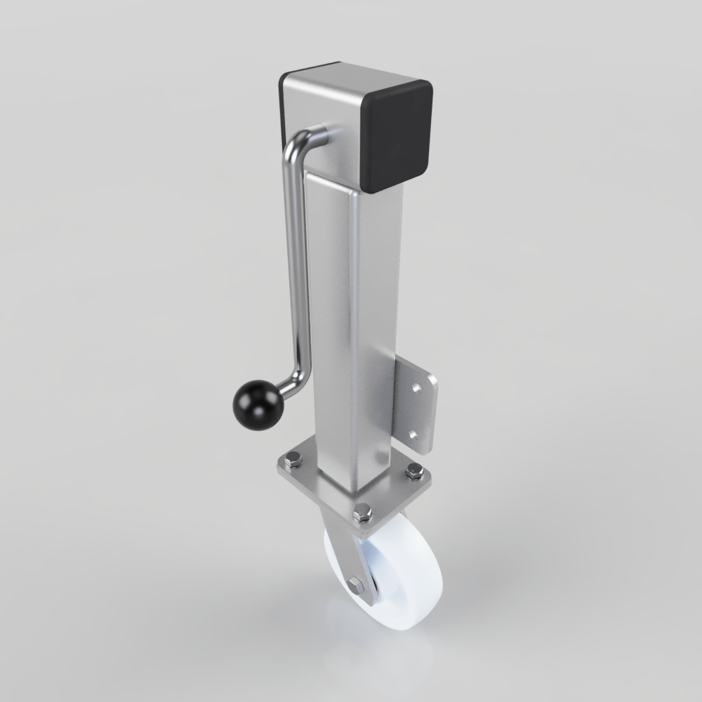 Nylon Plate Swivel Castor 150mm 600kg Load