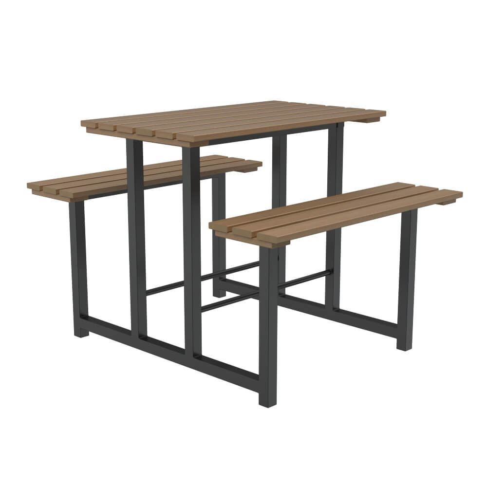 LOFT Outdoor Poseur Bench Set
