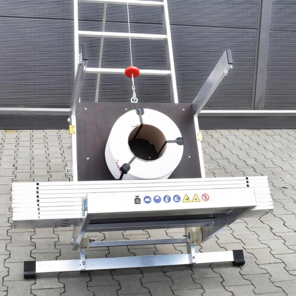 Ladder Hoist with Transport Trolley