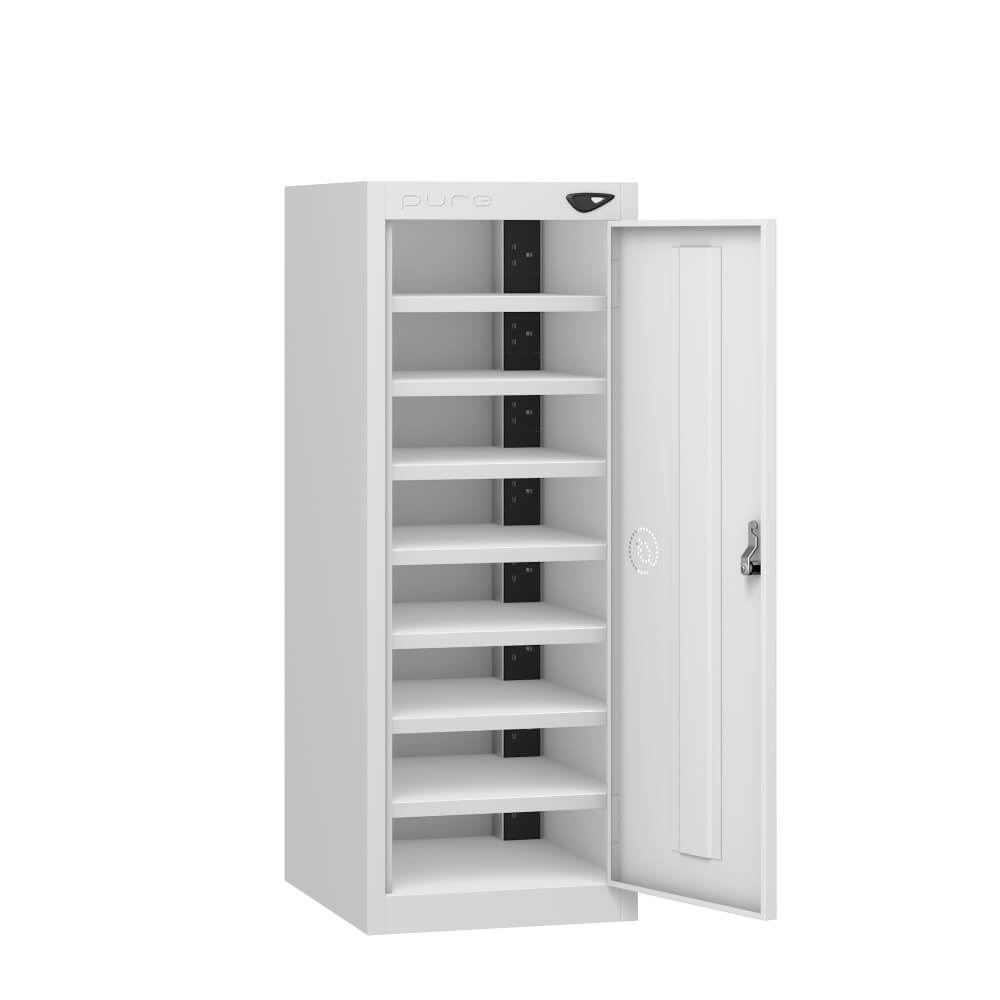 Low 8 Compartment Laptop Charging Locker with 1 Door Access