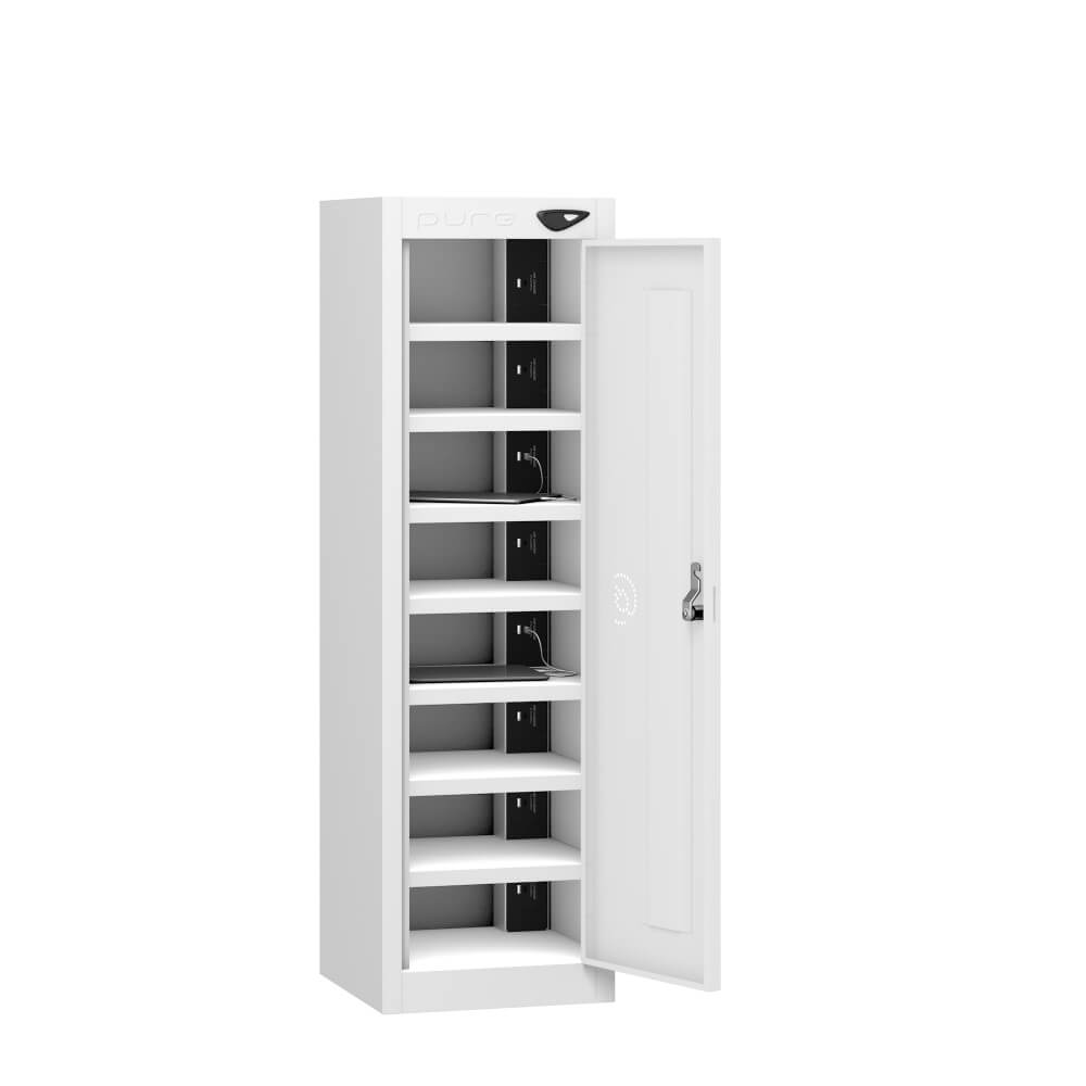 Low 8 Compartment Tablet Charging Locker with 1 Door Access
