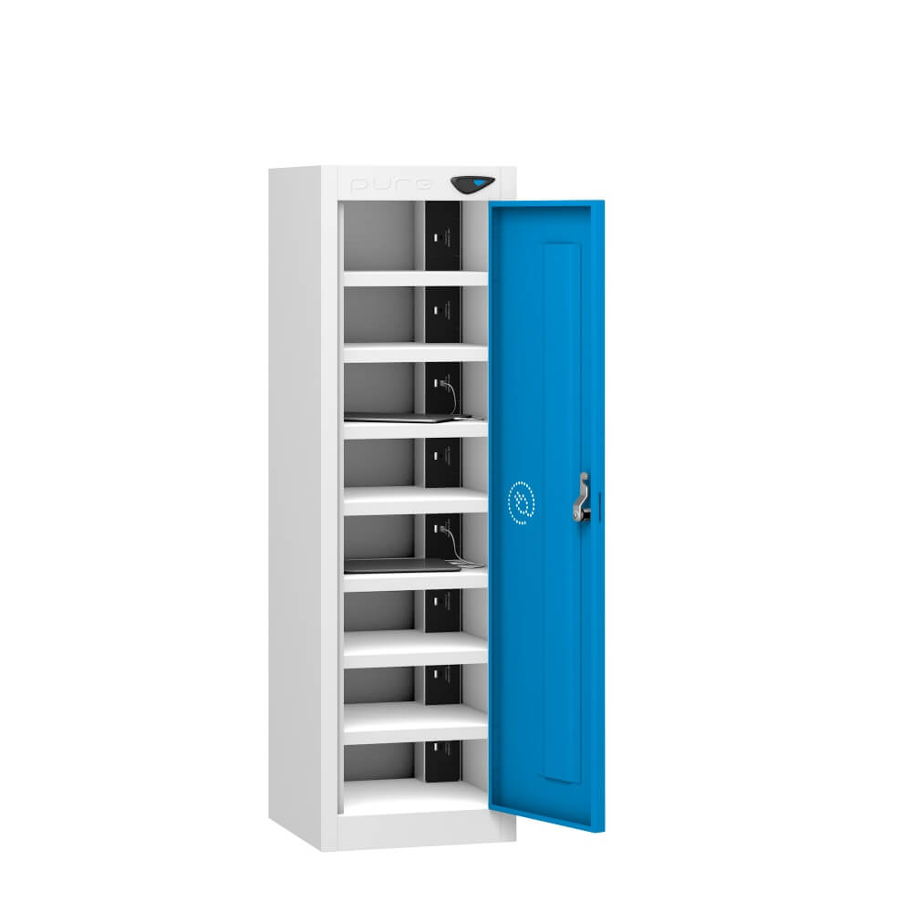 Low 8 Compartment Tablet Charging Locker with 1 Door Access