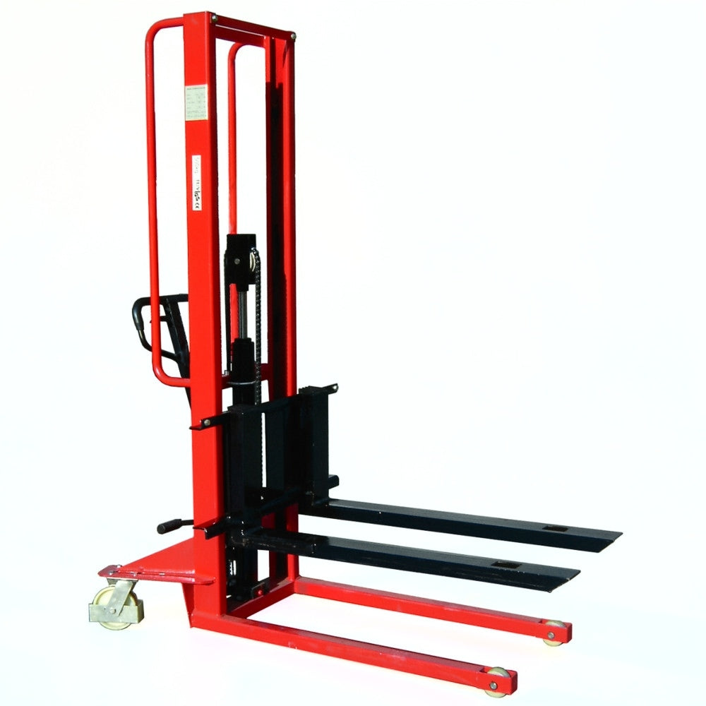 Manual Pallet Stacker With Adjustable Forks 500kg
