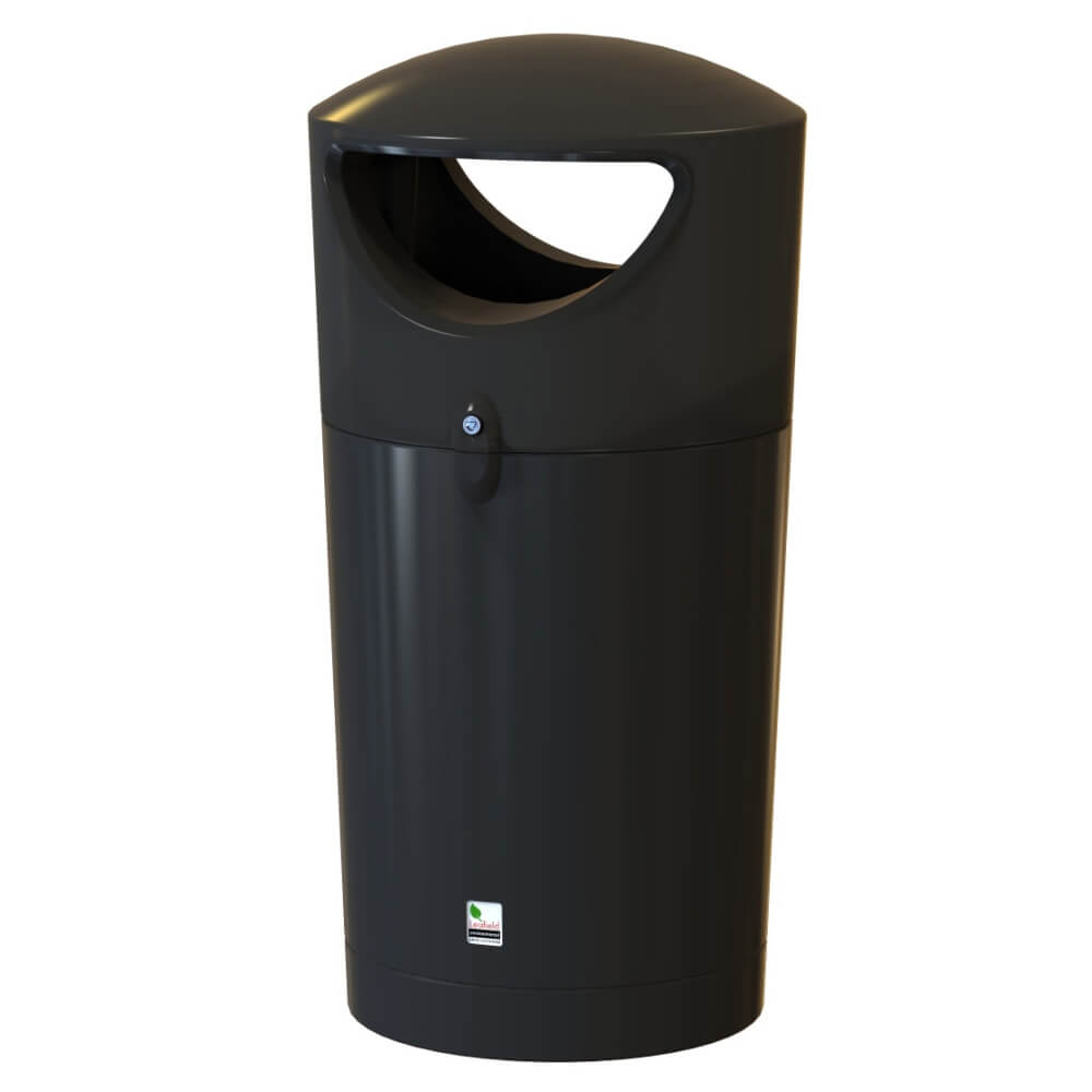 Metro Hooded Litter Bin